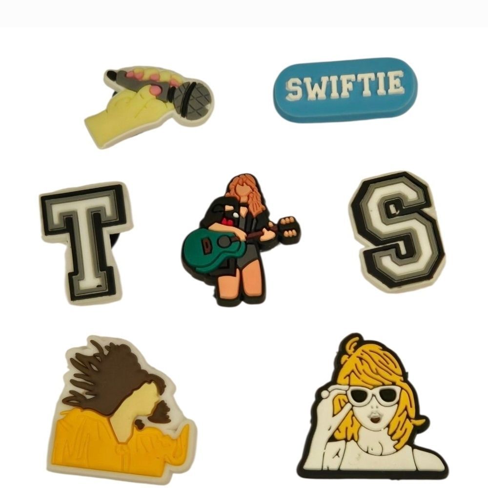 Taylor Swift Croc Shoe Charms | Cartoon Jibbitz Style Accessories 6/$20 NEW